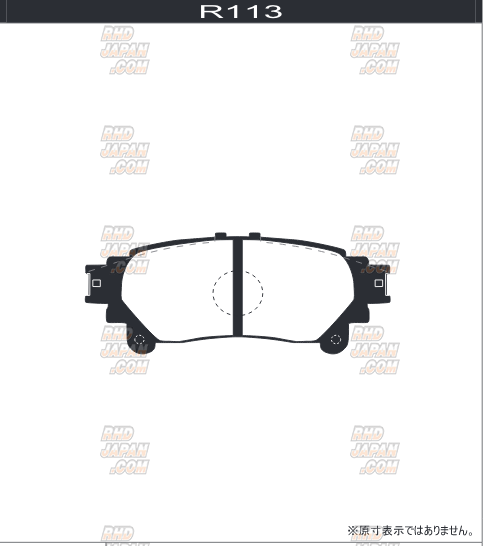 Project Mu Rear Brake Pads Type D1 spec - Lexus GS IS RC RX Toyota